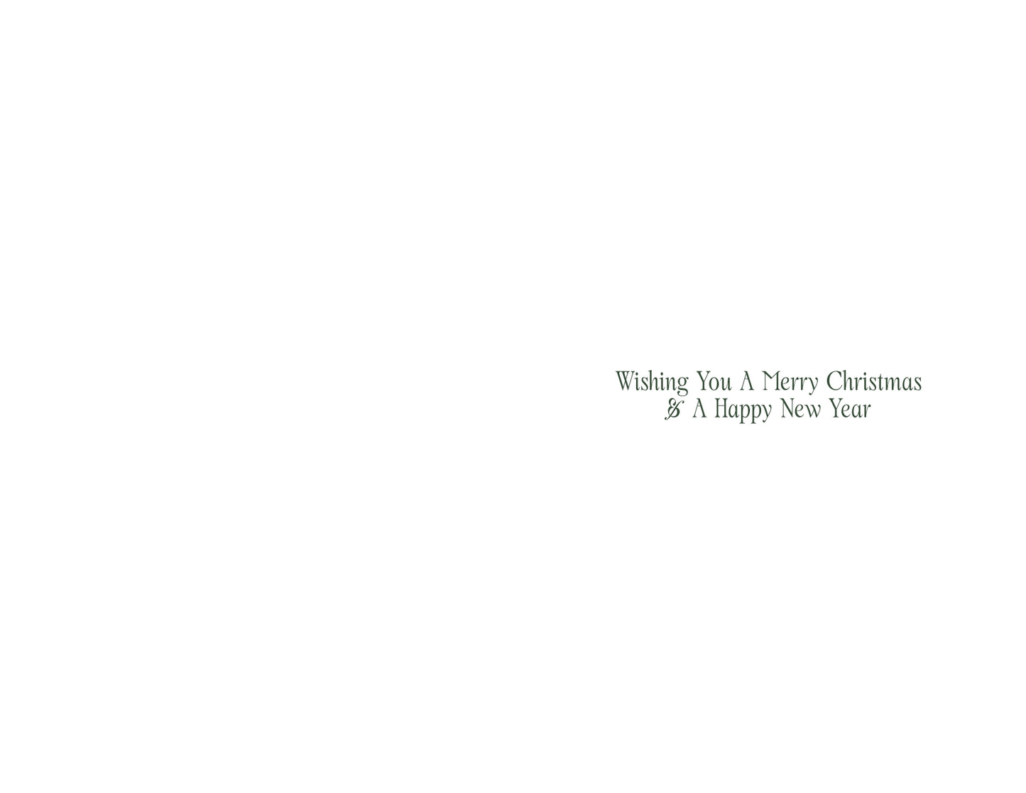 "Merry Christmas" Holiday Greeting Card