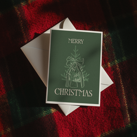 "Merry Christmas" Holiday Greeting Card