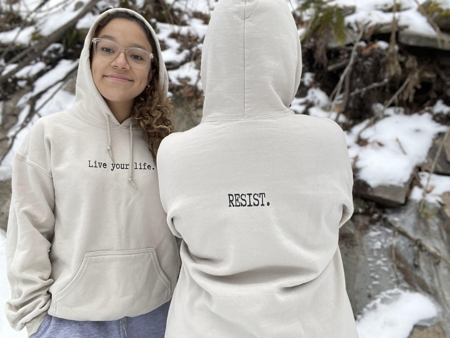 Live Your Life x RESIST - Hoodie