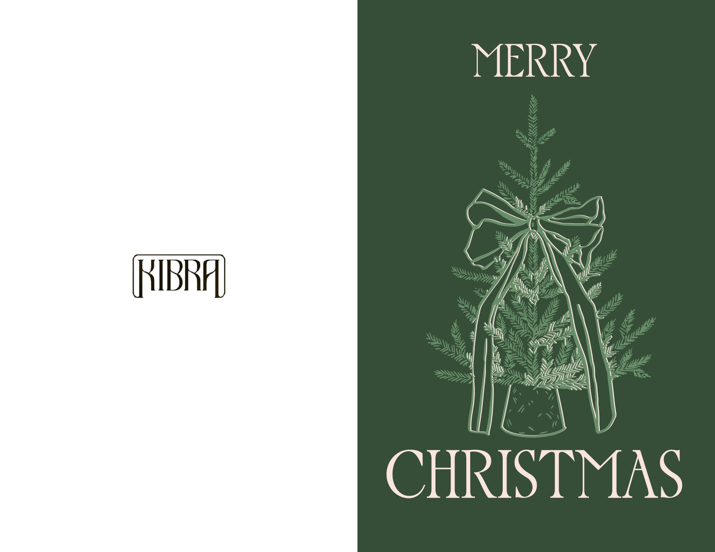 "Merry Christmas" Holiday Greeting Card
