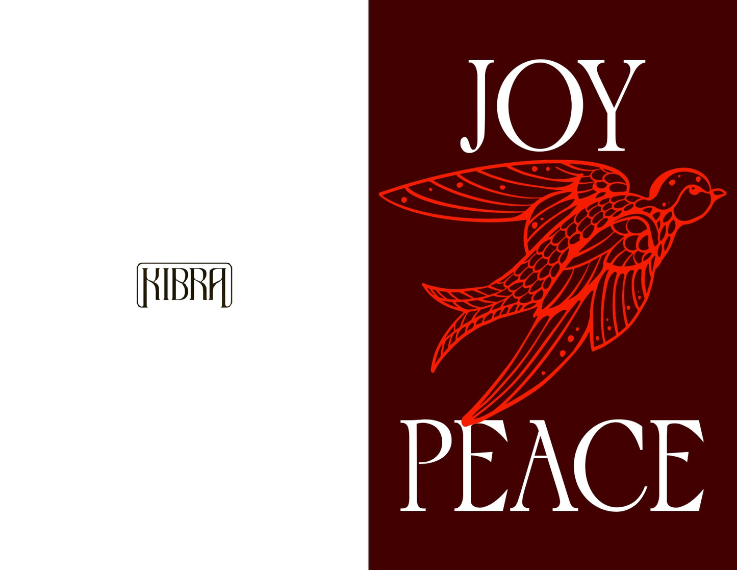 "Joy & Peace" Holiday Greeting Card