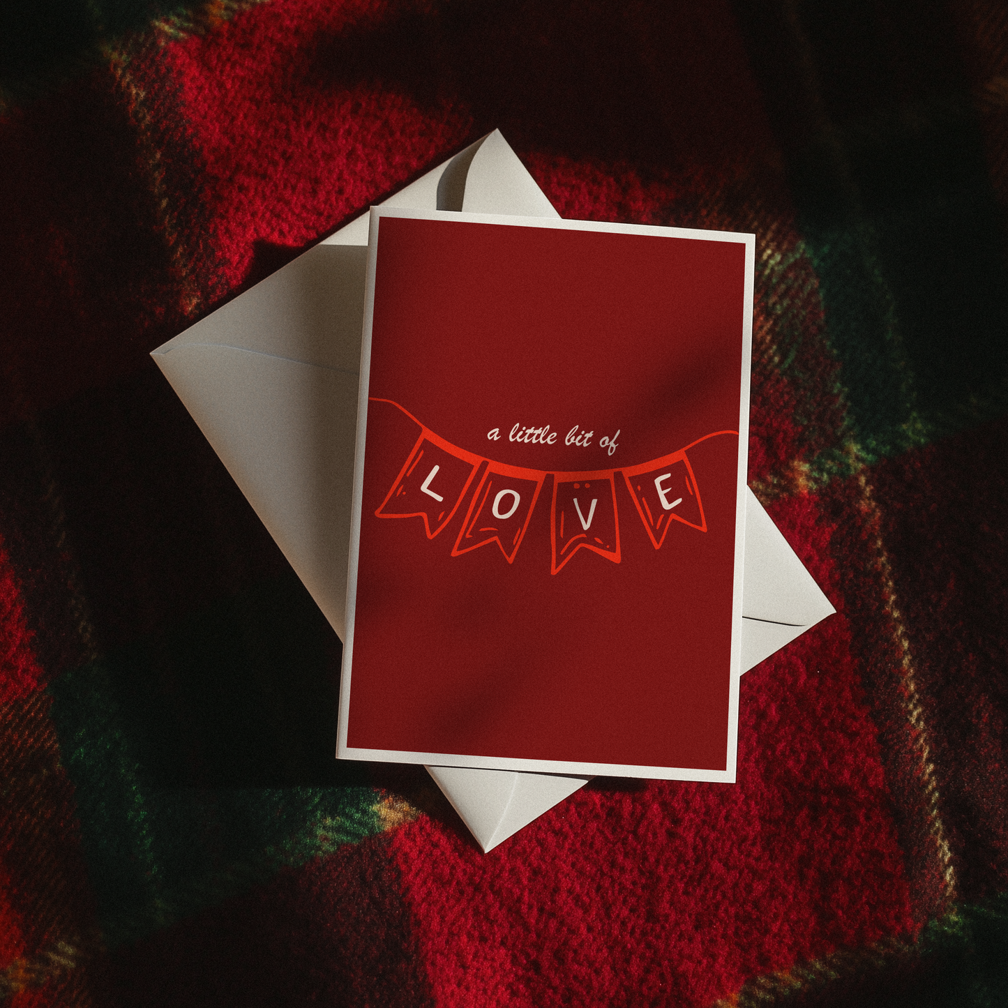 "L O V E" Holiday Greeting Card