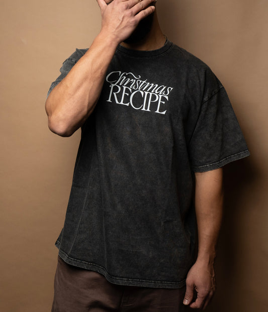 Christmas Recipe T-Shirt in Black – Limited Edition